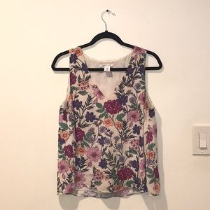 CUTE FLORAL TANK